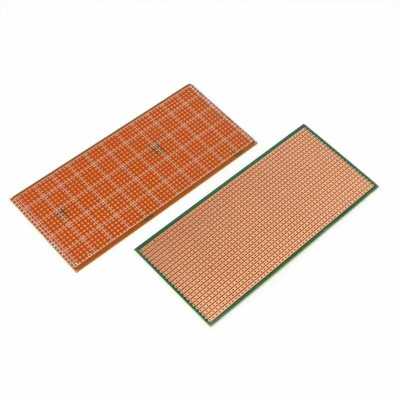 5x Stripboard Prototyping 6.5x14.5cm uncut pcb platine Single Side circuit board