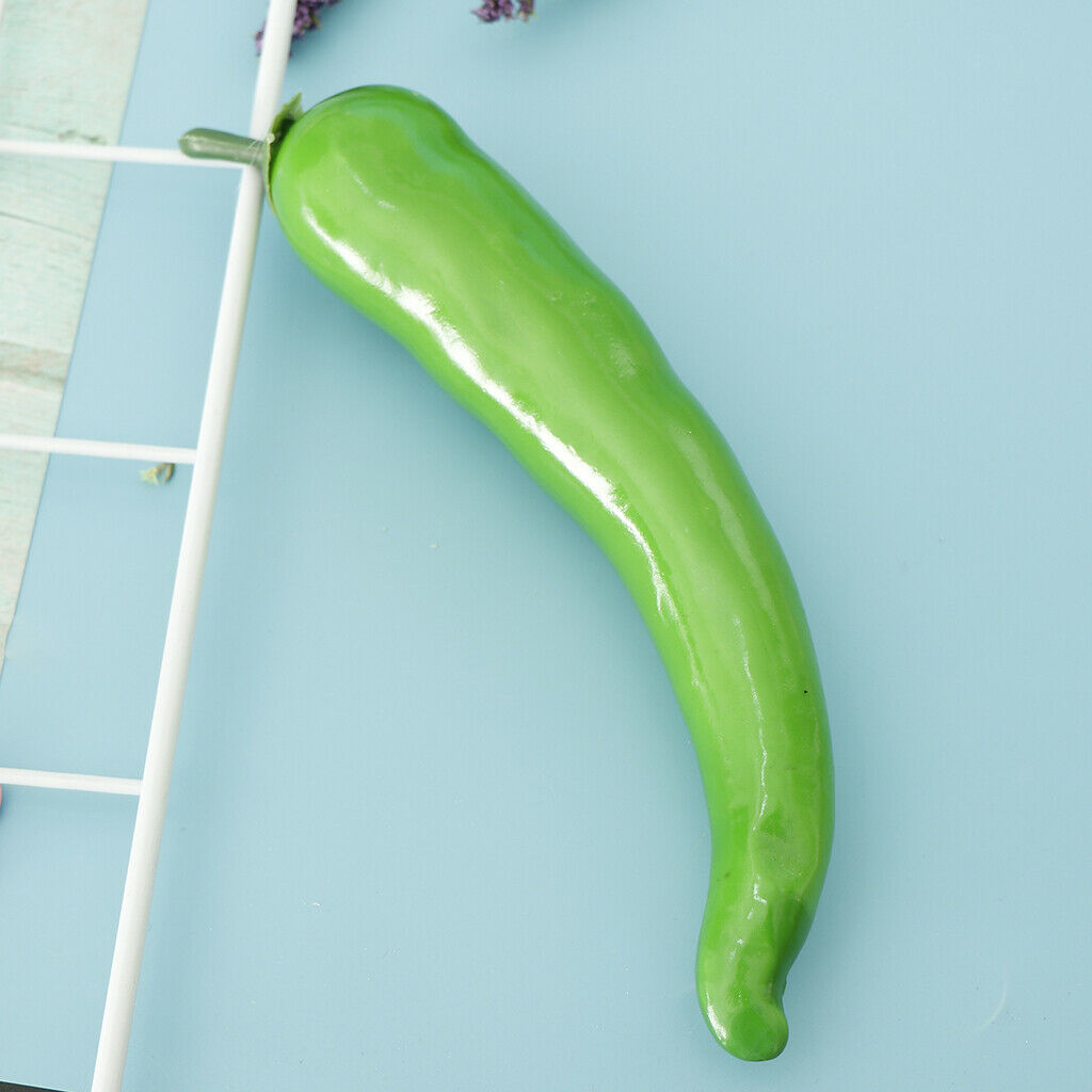 8pcs Artificial Vegetables Chilli Artificial Vegetables Decorative Vegetable