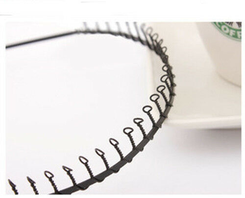 New Black Metal Spear Headband Sports Football Men Unisex Hair Ban.l8
