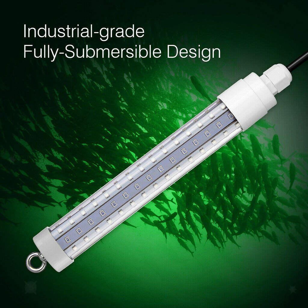 12v-24v 10.5W 120 LED 1000 Lumens IP68 Lure Bait Finder Night Fishing Light