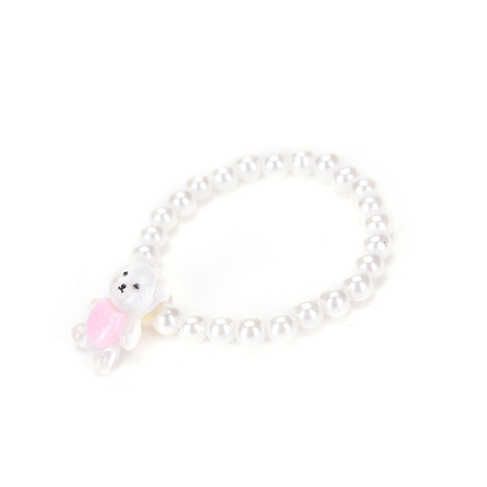 Children Girls Princess Baby Beads Necklace&Bracelet&Ring Set Jewelry Gif.l8