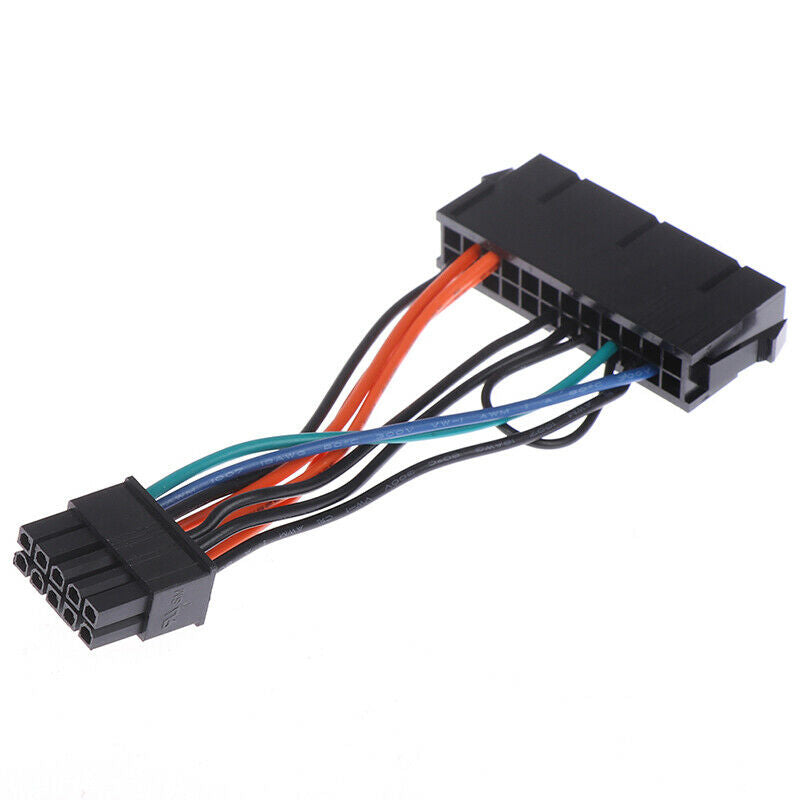 24Pin Female to 10Pin Male Adapter Power Supply Cable Cord for 10PIN Moth.l8