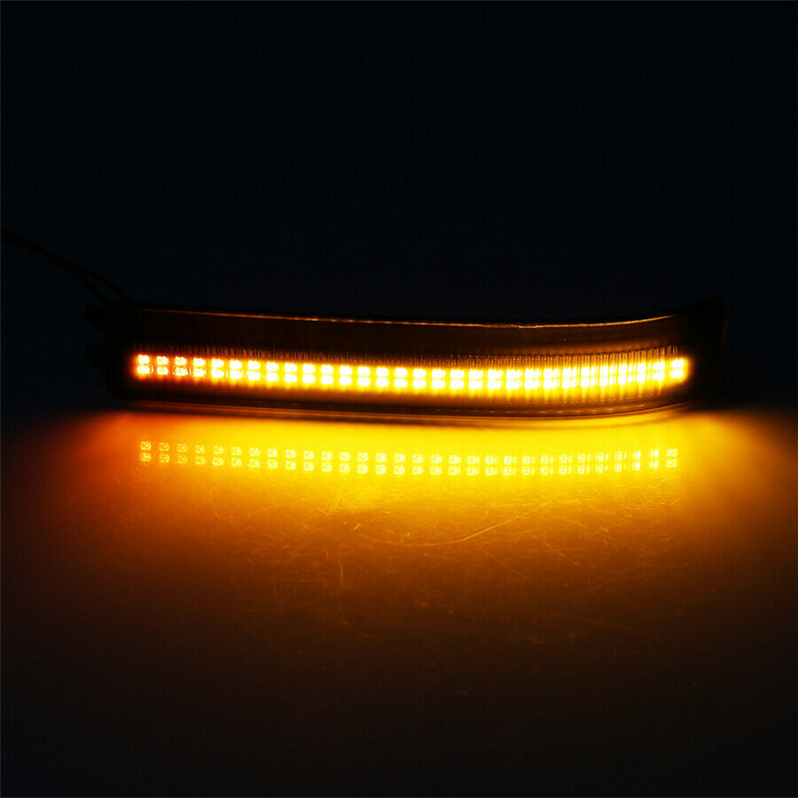 LED Side Mirror Reflector Lights Compatible Dynamic Amber For Ford F150 09-14