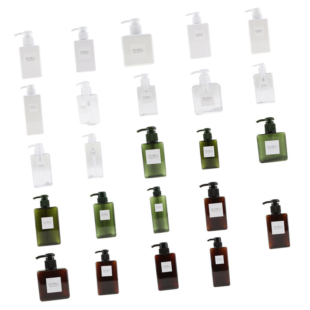 4pcs 100ml Foaming Soap Dispenser Cosmetic Liquid Containers Pump Bottle
