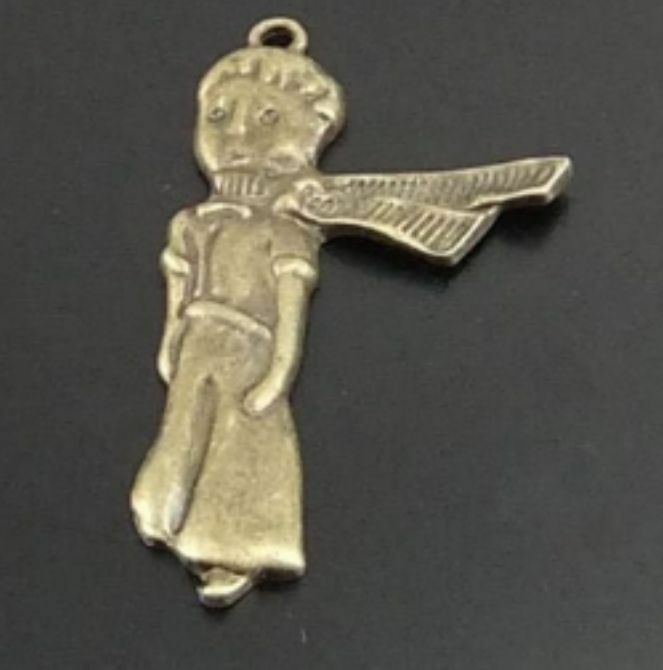 Antiqued Style Bronze Tone Little Prince Pendant Charm Jewelry Finding 20pcs