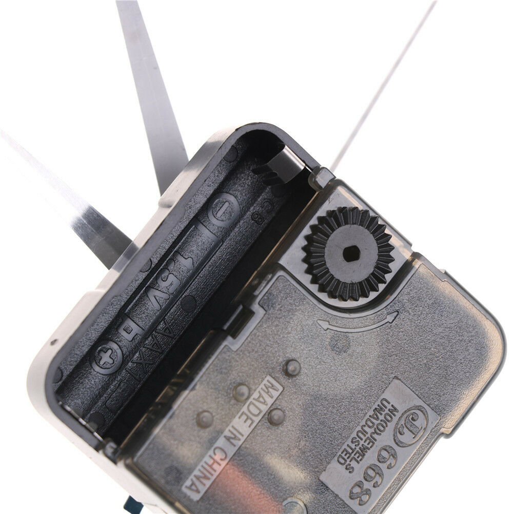 White Spindle Hands Quartz Clock Movement Mechanism DIY Repair Tool Craf.l8
