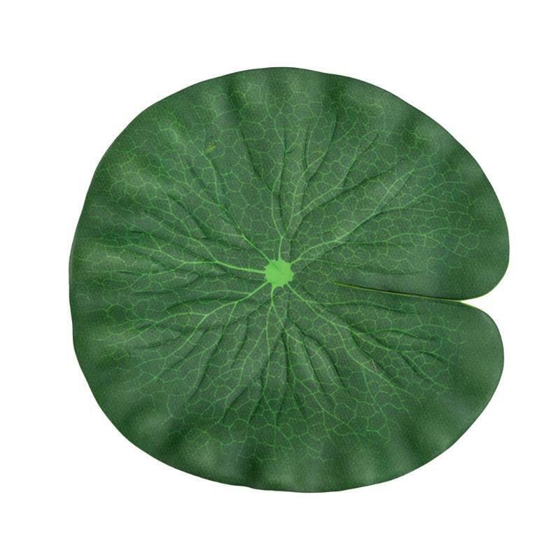 Artificial Lotus Leaves 4Pcs Floating Garden Decoration for Pond Multiple Sizes