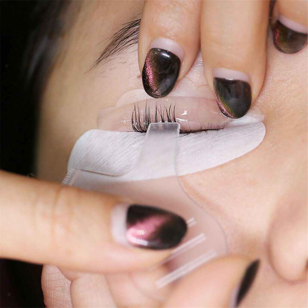 4X Eyelash Perming Cleaning Brushes Reusable Mini Grafting Extension Brush Pad