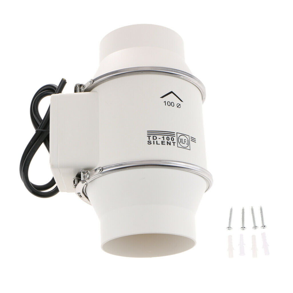 Ventilator Extractor Exhaust Fans Blower Bathroom Kitchen Industry 4inch