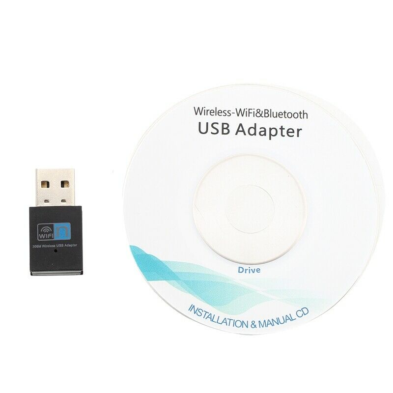 300Mbps Wireless WLAN Adapter WLAN Stick USB 2.0 Dongle IEEE 802.11n/ g/ b BlaC1