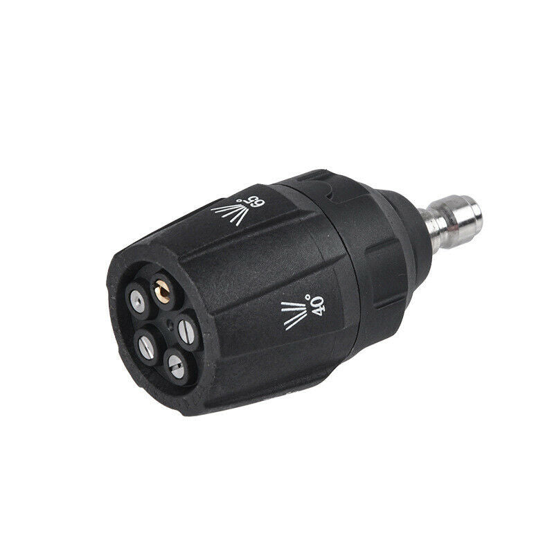 1PCS High Pressure Multi-angle 5-in-1 Car Washing Quick Plug Nozzle 3600PSI 60Â°
