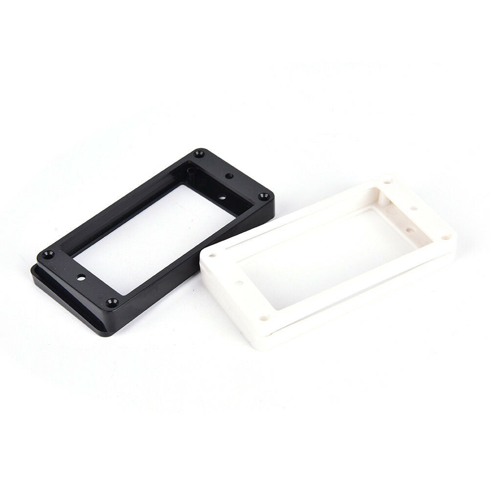 2pcs Humbucker Bridge Pickup Mounting Ring Frame Surround for Guitarblack.l8