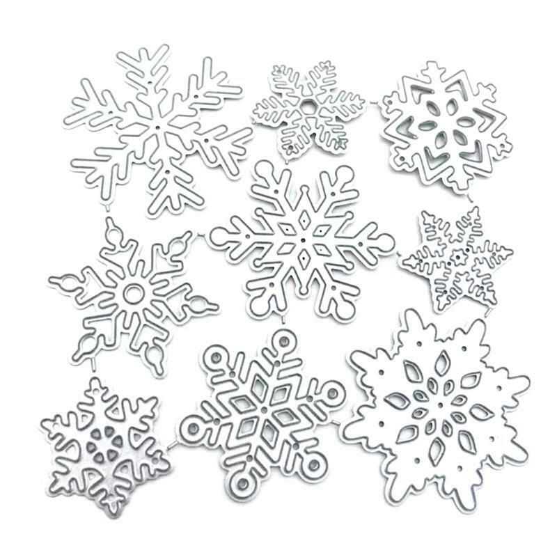 Snowflakes Metal Cutting Dies Stencil DIY Scrapbooking Album Paper Card Template