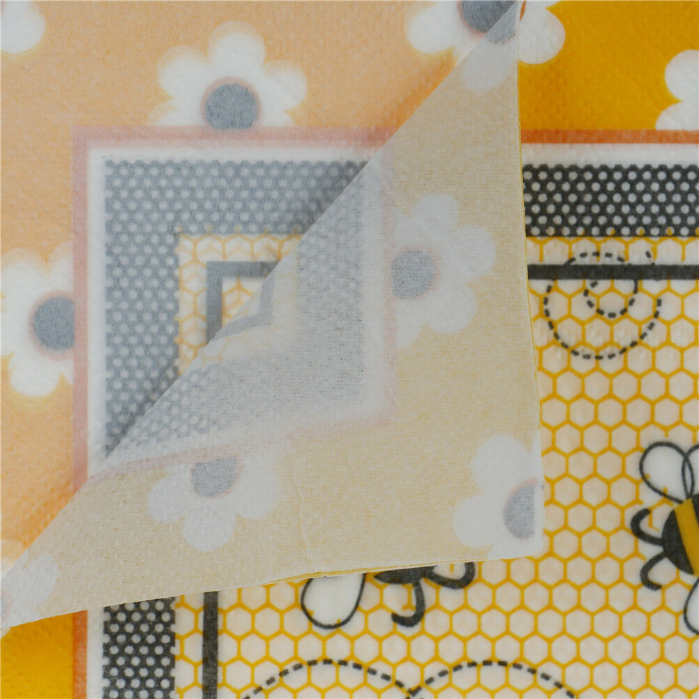 20pcs bee paper napkins serviettes wedding party birthday decor supplies DD