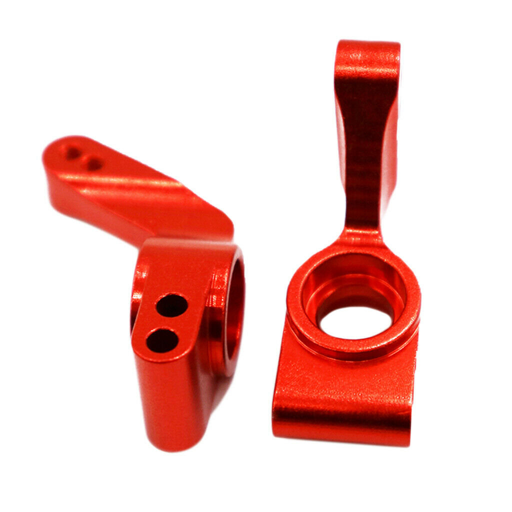 2WD Rear Hub Carrier Rear Arm Wheel Hub Carrier for 1/10 RC Car Red
