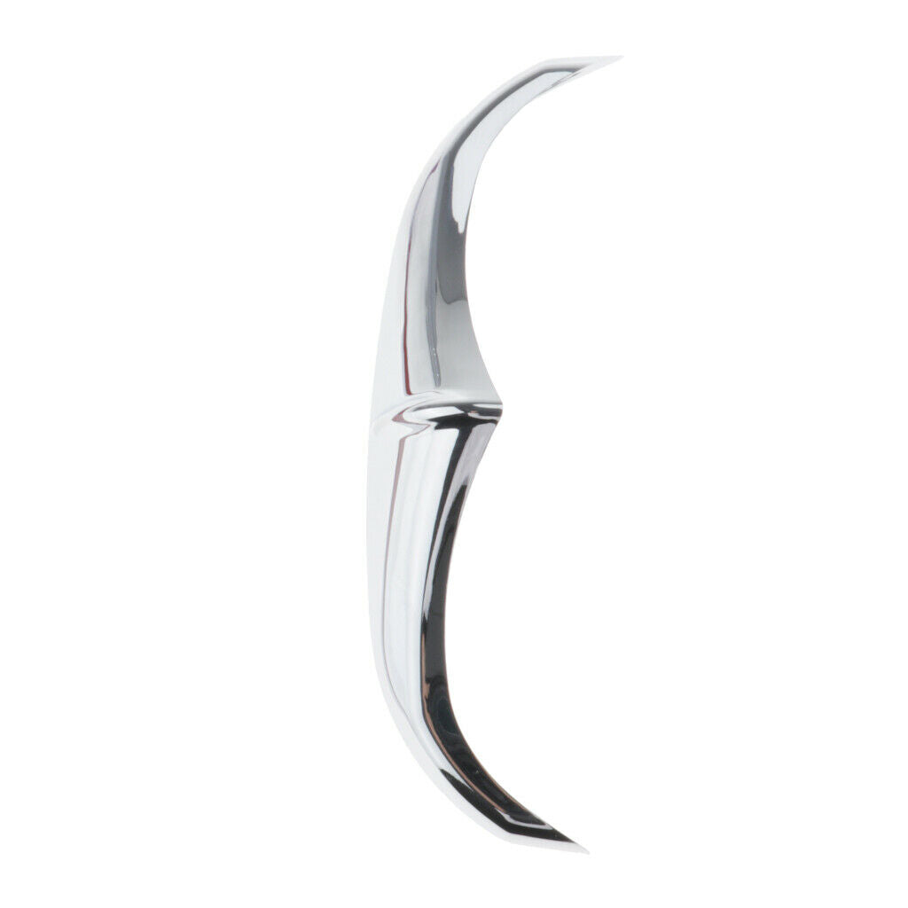 Chrome Motorcycle Accent Accessory: Leading Edge Front  Tip Fits for