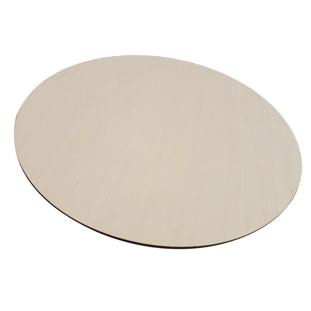 3pcs Blank Wooden Discs Wood Slices Round Plaque Tags Embellishment DIY Craft