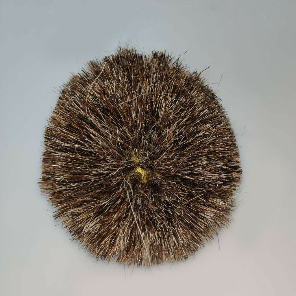 Ball Style Wire Drill Brush  Horsehair