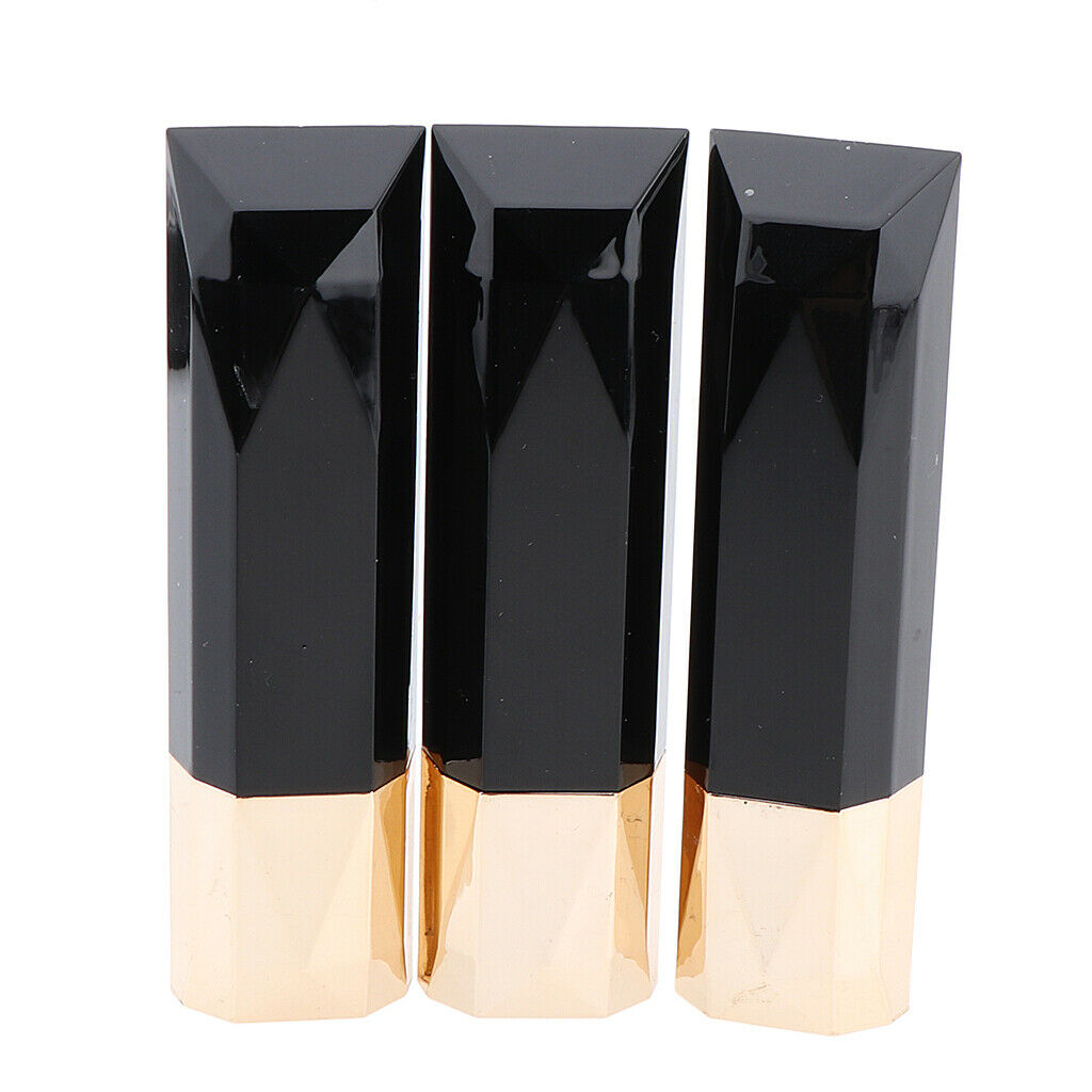 3pcs Lipstick Tube Lip Pigment Containers Cosmetic Case