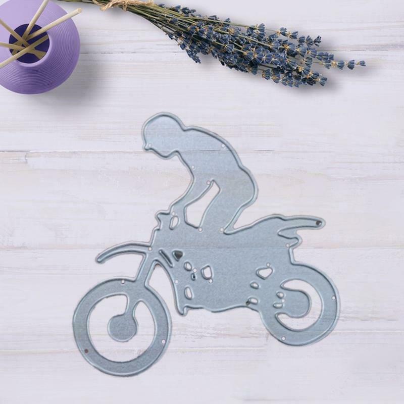 Cycling Metal Cutting Dies Stencil DIY Scrapbook Album Paper Card Template Mold