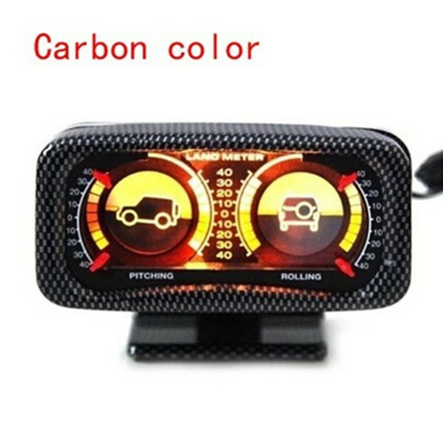 Auto Car Adjustable Rotary Balancer Land Slope Instrument Meter Gauge with Light