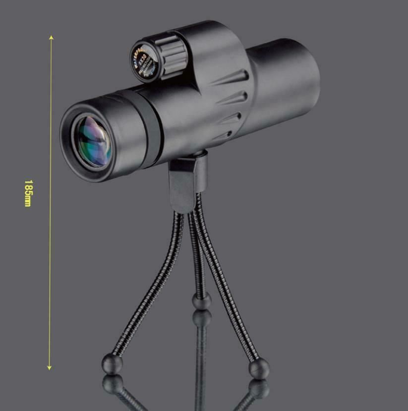8x30 HD Shimmer Night Vision Monocular Telescope Outdoor Hiking Camping W/ Stand