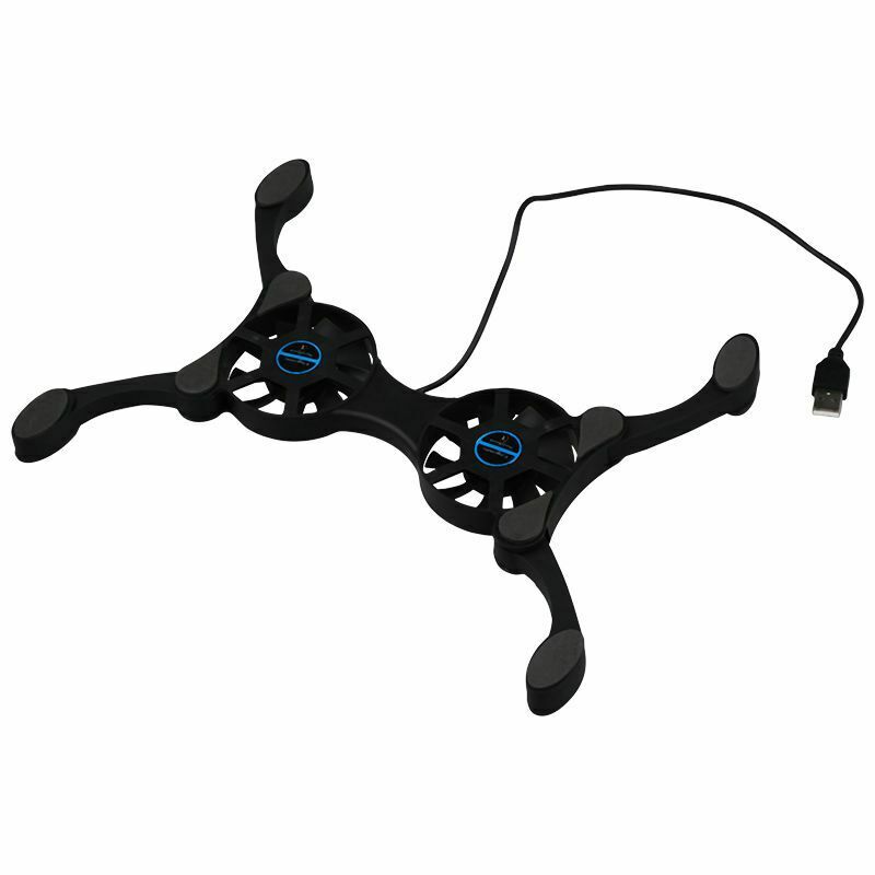 Portable Folding USB 2 Fan PC Computer Laptop Cooling Cooler Pad F4N9N9