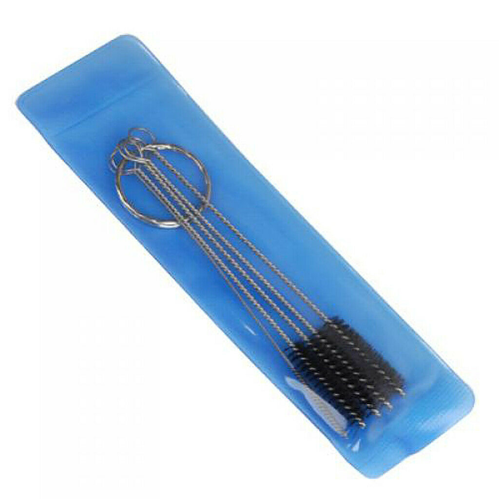 Pack of 10 Nylon Wire Tattoo Grip Nozzle Tip Cleaner Brushes Set for Jewelry