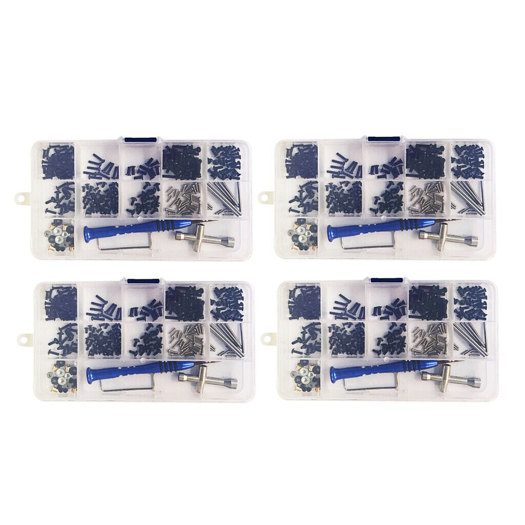 4 Set Screws Bolt Repair Tool Box for Wltoys 1/14 144001 RC Car DIY Accs