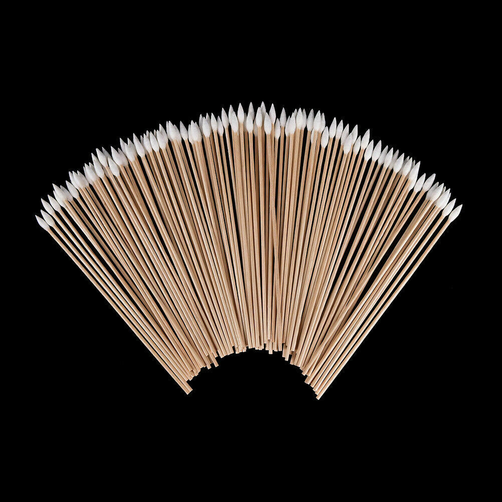 Lot 100pcs 6 Inch Gun Cleaning Cotton Swabs,Large Tapered Swabs Gun Clean Brush