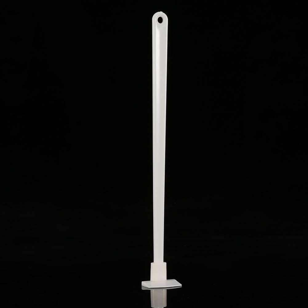 9" Last Drop Silicone Mini Spatula & Jar Scraper Scoop Long Handle Tool- White.