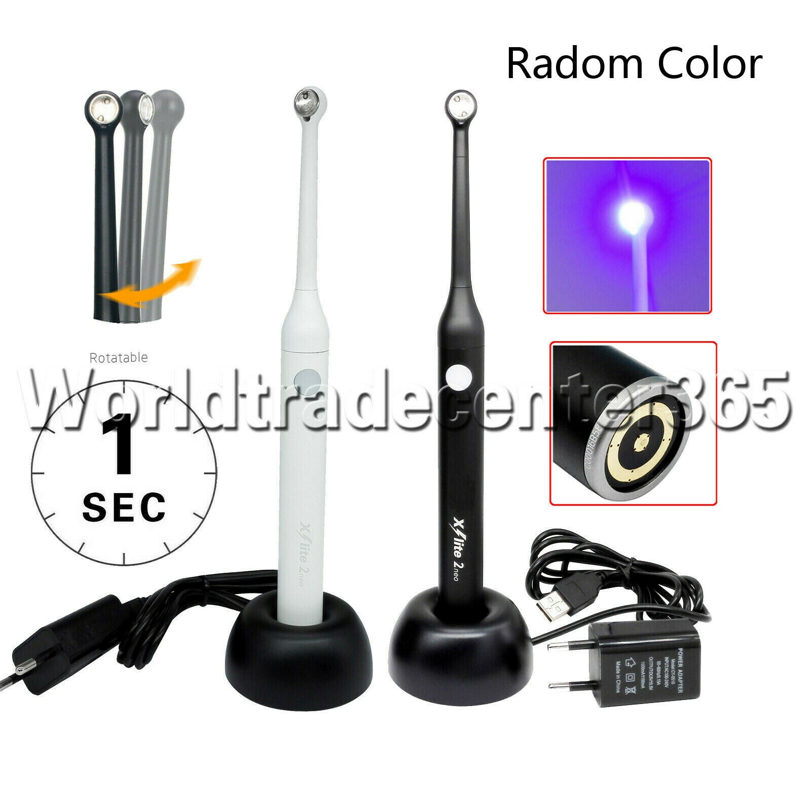 Woodpecker DTE STYLE Dental Xlite 2 neo Blue LED Lamp 1S Curing Light 2300mW/cmÂ²