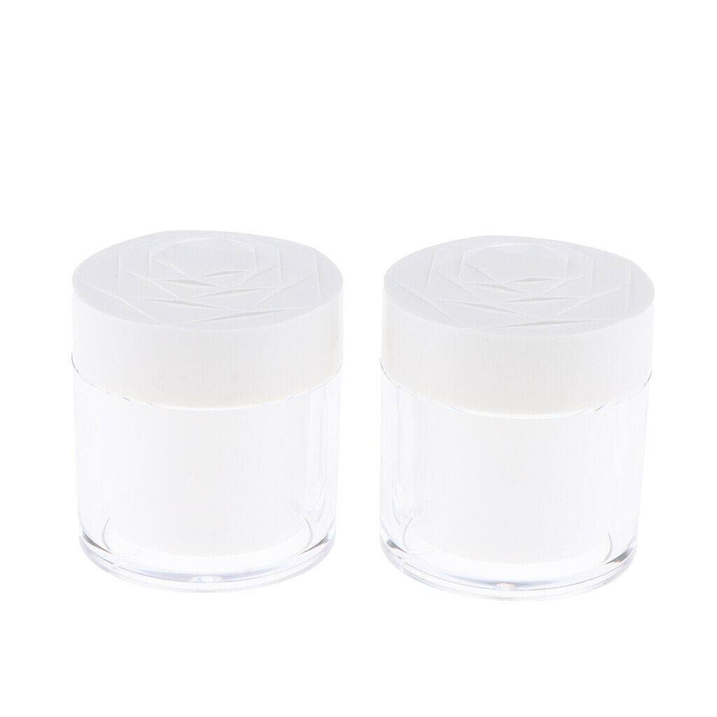 Environmental Plastic Bottle Makeup Jars W/ Lid And Inner Liner Cosmetic Pot -