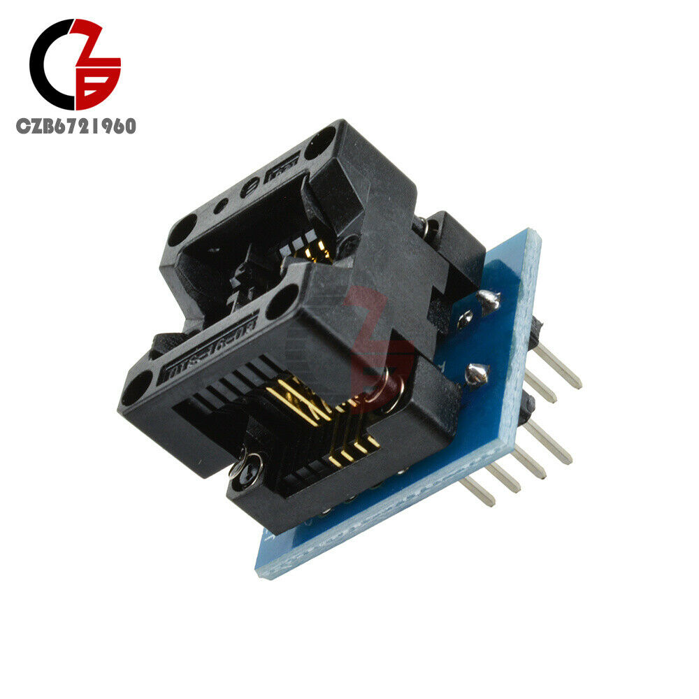 10Pcs SOIC8 SOP8 to DIP8 EZ Programmer Adapter Socket Converter Module 150mil