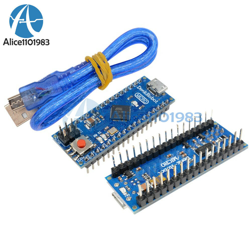 5V 16MHz ATmega32u4 Micro Controller Board for Arduino w/ Cable Replace Pro Mini