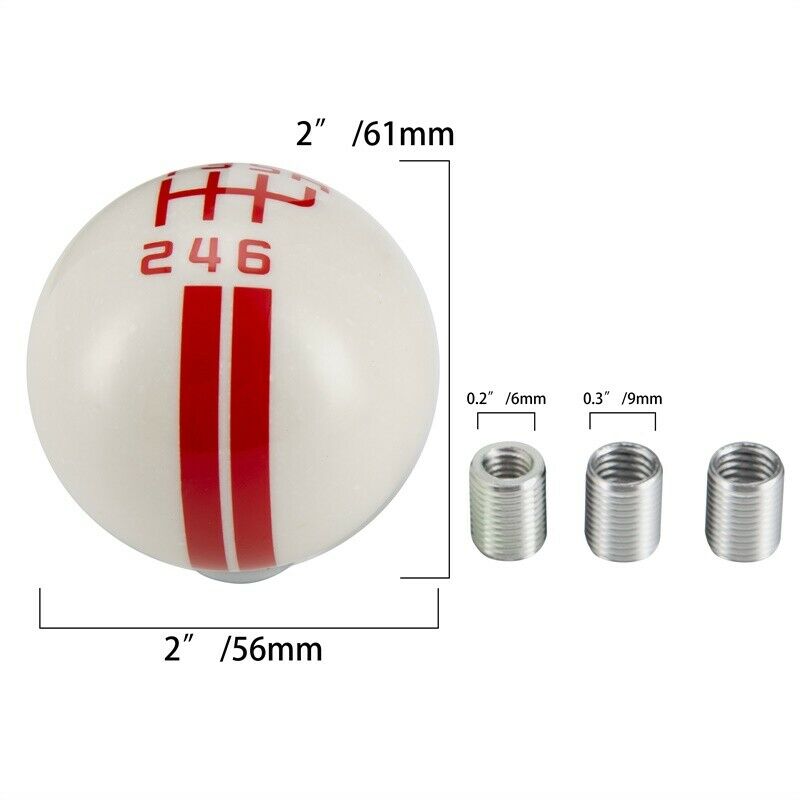 for Ford Mustang Shelby GT500 6 Speed Stick Gear Shift Knob Lever Shifter W/R