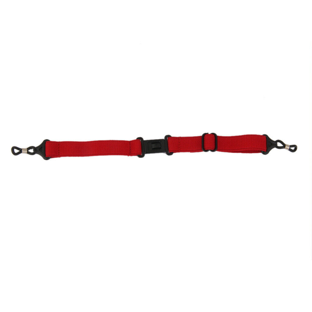 Elastic Nylon Sport Glasses Eyewear Sunglasses Cord Anti Slip Holder Red