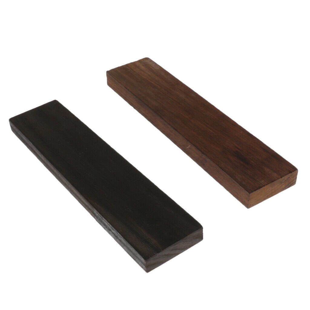 Blackwood Guitar Bridge Head Veneer Luthier Material Accessory Black