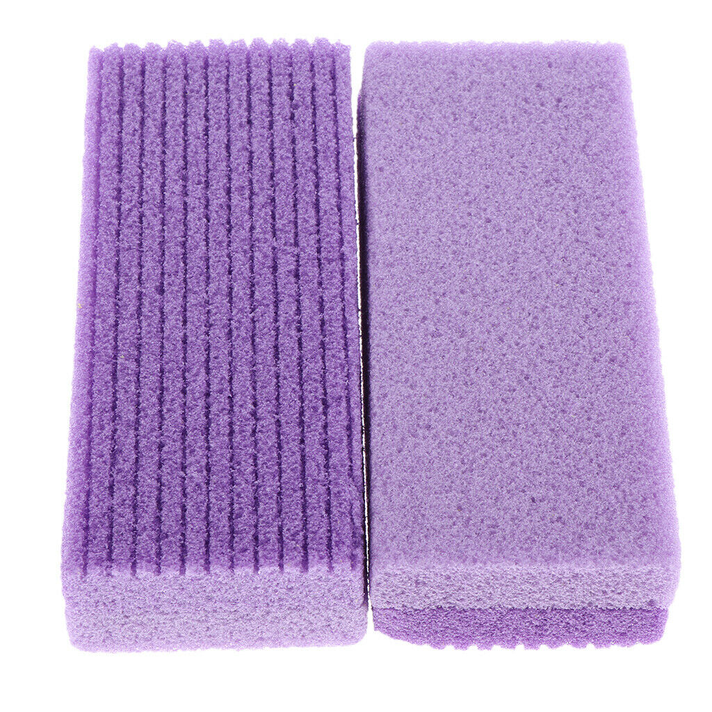 4 Pcs Professional Double Sided Pumice Stone Best Feet Files Pedicure Scrubber