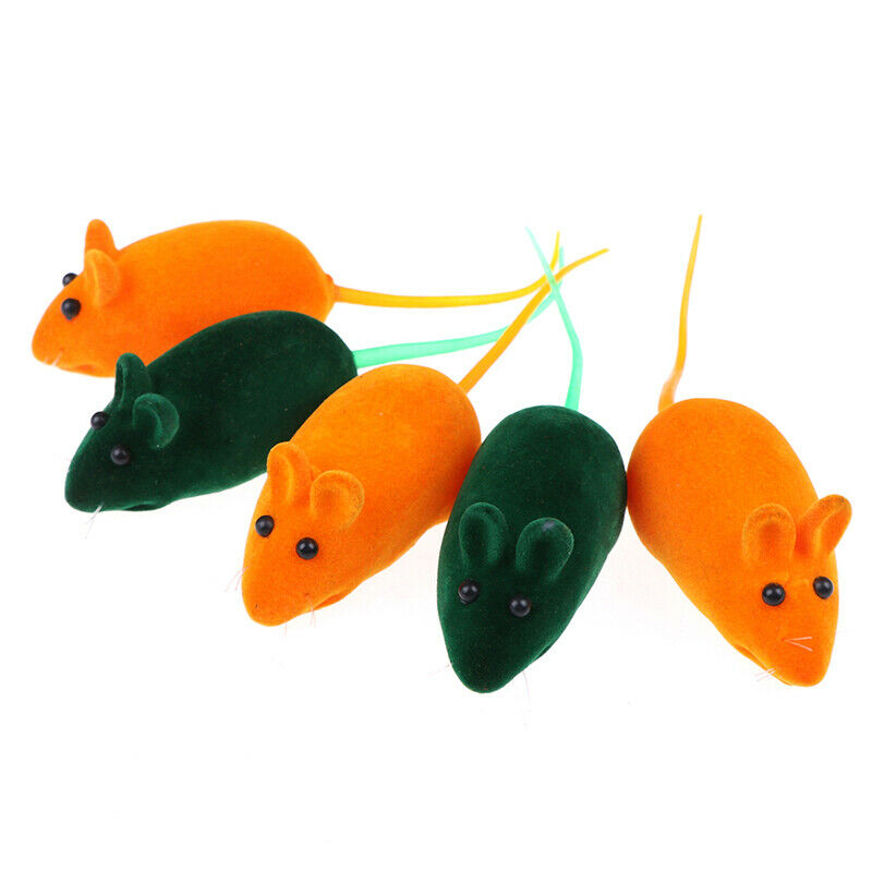 1pcs Rat Year Squeaky Sound False Mouse For Teases Cat Puppy Trainer Soun.l8