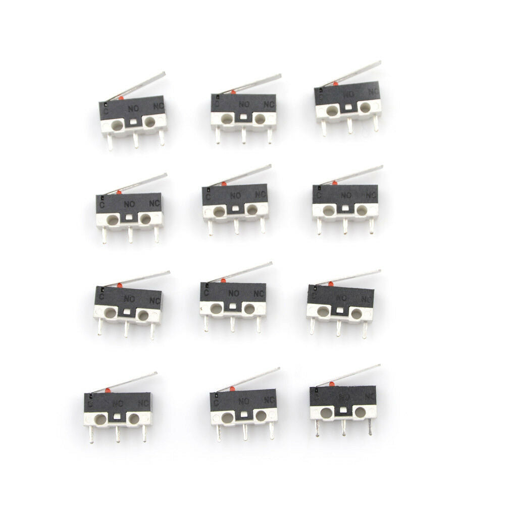 10x 2A 125V Micro Limit Switch Lever Roller Arm Actuator Snap Action Switc.l8