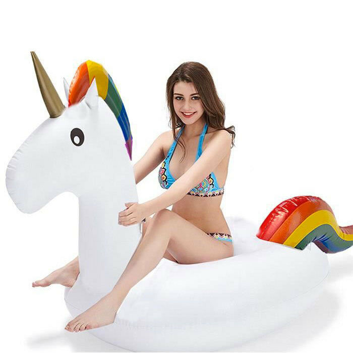 Buoy Inflatable Beach Or Swimming Pool IN Shape of Unicorn Special Princess -