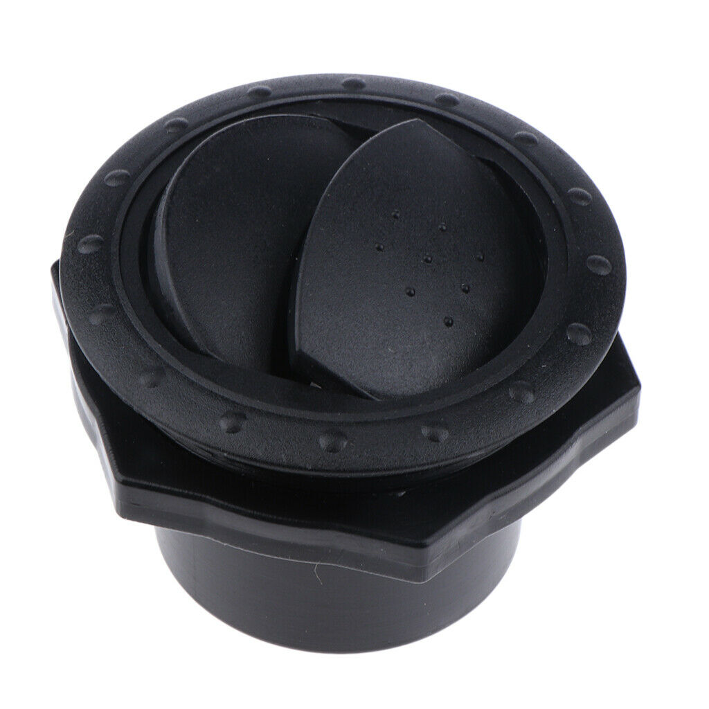 6 pcs Universal A/C Heater Air Conditioning Outlet Vent for Car Yacht, Black