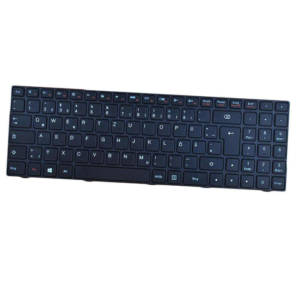 Black Plastic German Short Line Keyobard for Lenovo Ideapad b50-10 80qr