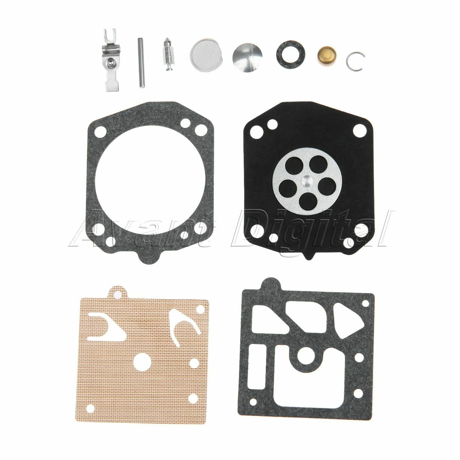 Chainsaw Carburetor Carb Repair Gasket Diaphragm Kit Parts For Walbro K22-HDA