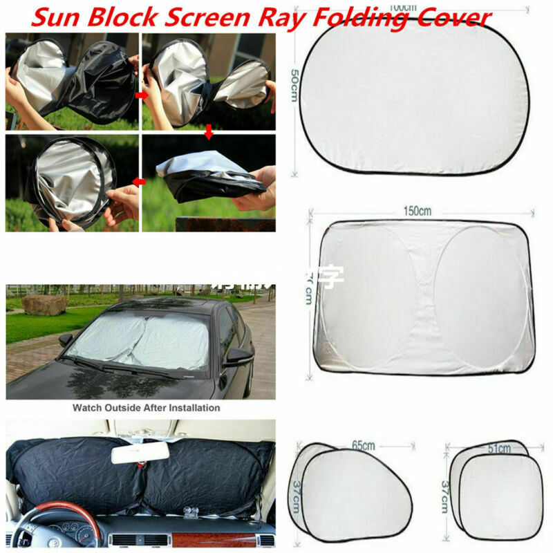 Universal Car Window Sun Shade Car Windshield Visor Folding Covers UV Protection