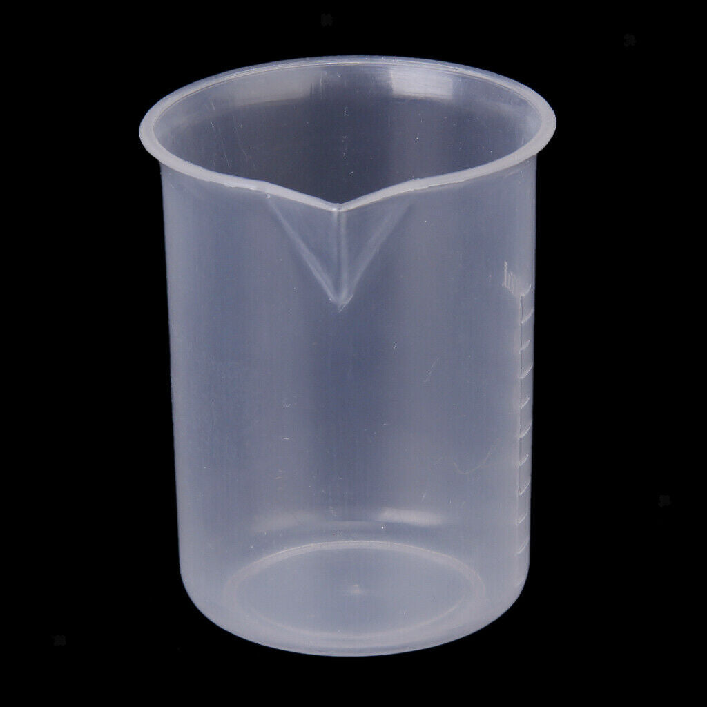 4x 50/100/150/250ml Clear Transparent Lab Graduated Beaker Measuring Cup