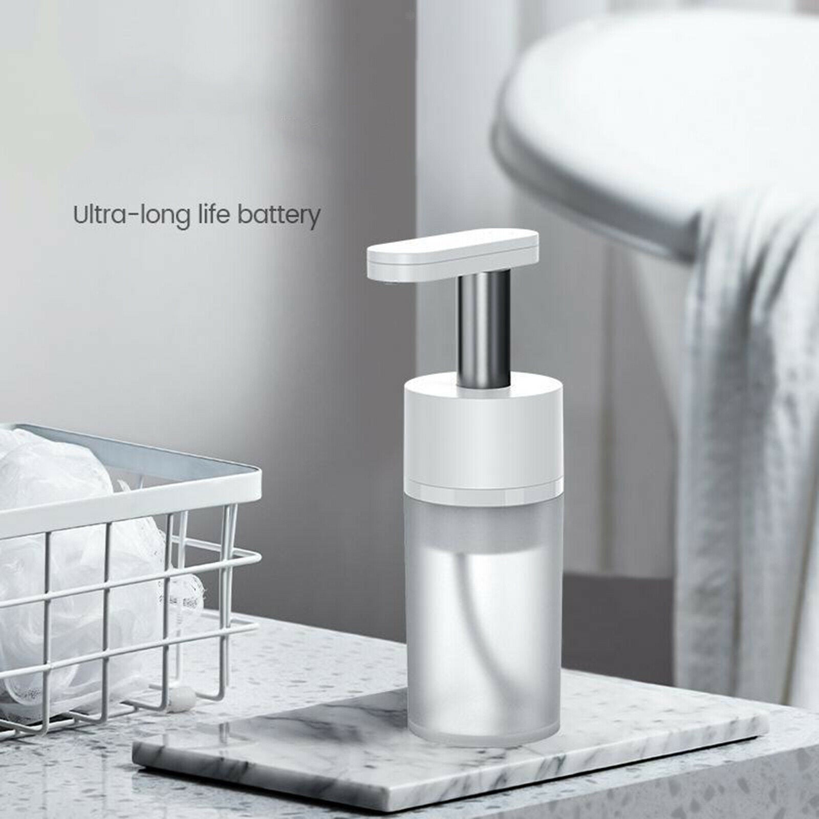 Portable Electric Automatic Foaming Soap Dispenser Touchfree for Kids Hotel
