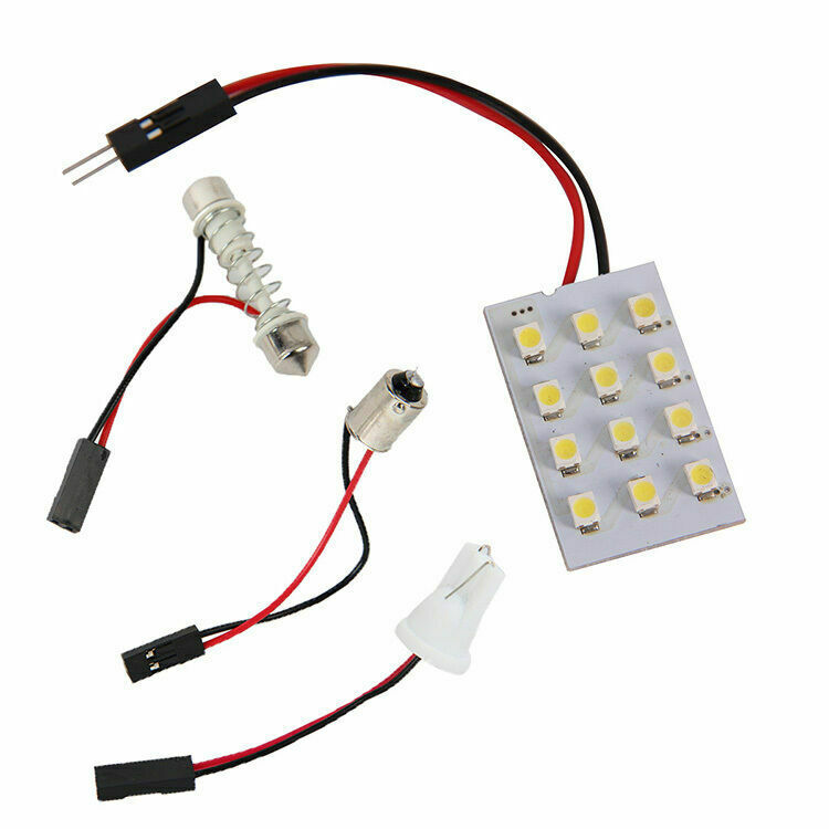 12V Car/Truck Interior Panel 12 SMD LED White Map Dome Light Lamp Universal Fit