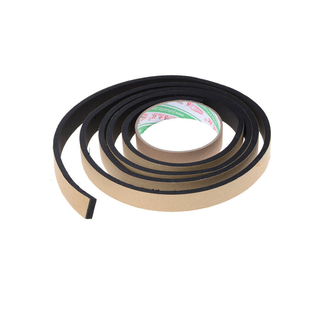 2M Black Single Side Self Adhesive Foam Tape Stickers 20mm Width x 5mm Thickn XC